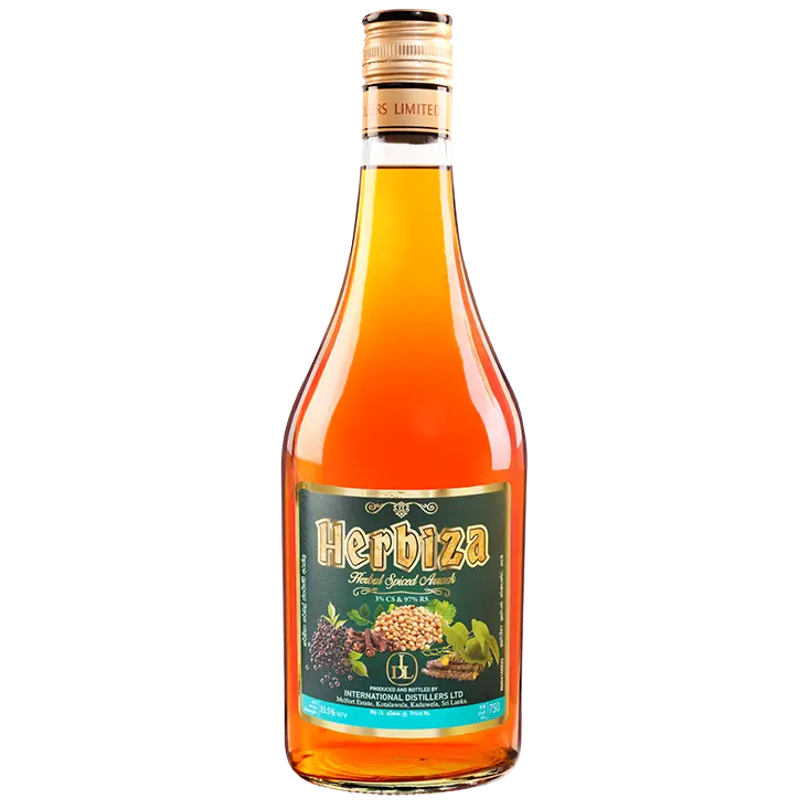 IDL HERBIZA HERBAL SPICED ARRACK 33.5% 750ML